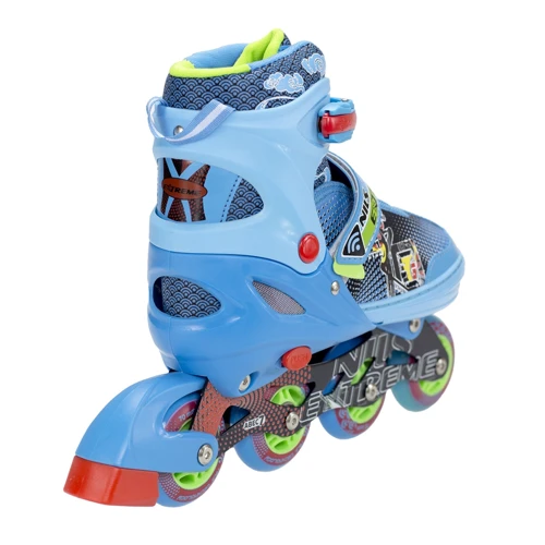 Роликовые коньки Nils Extreme размер 38-41 голубые (NJ4605A)