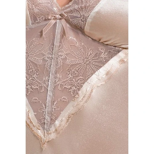 Сексуальный пеньюар Passion LOTUS CHEMISE cream XXL/XXXL