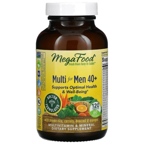 MegaFood Multi for Men Витамины для мужчин 40+ 120 таблеток
