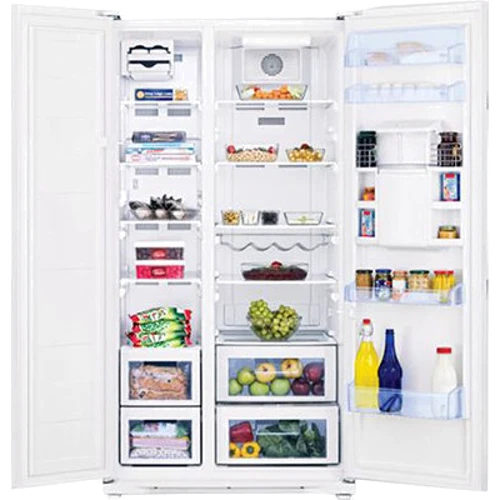 Холодильник Side-by-Side BEKO GNE V 220 W: Расположение морозильной камеры Слева