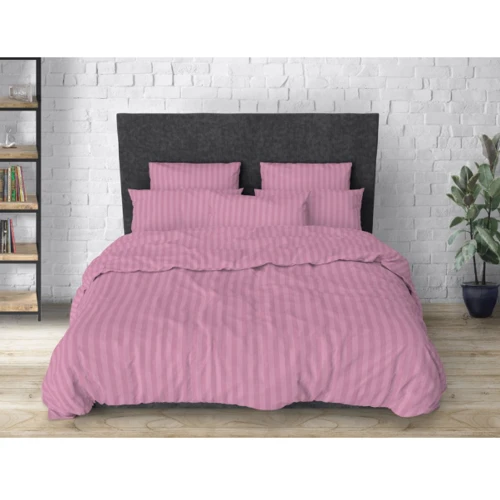 Простынь на резинке SoundSleep Stripy Pink бязь 140х200х20 см (93948814)