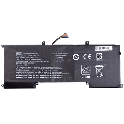 Батарея для ноутбука HP AB06XL Envy 13-AD023TU 7.7V Black 3600mAh OEM (77635)