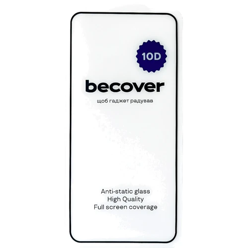 Аксессуар для смартфона BeCover Tempered Glass 10D Black for ZTE Blade V50 Design (711798)