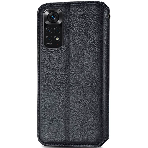 Аксессуар для смартфона Mobile Case Getman Cubic Black for Xiaomi Redmi Note 11 / Note 11S: Тип чехол-книжка