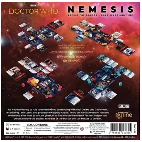 Настольная игра Gale Force Nine Немезида: Доктор Кто? (Doctor Who: Nemesis): Производитель Gale Force Nine
