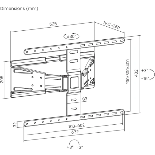 Кронштейн для ТВ UniBracket Slim64: Назначение для ТВ