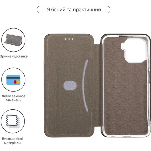 Чехол для телефонов ArmorStandart G-Case Black for Oscal C80 (ARM69470): Тип чехол-книжка