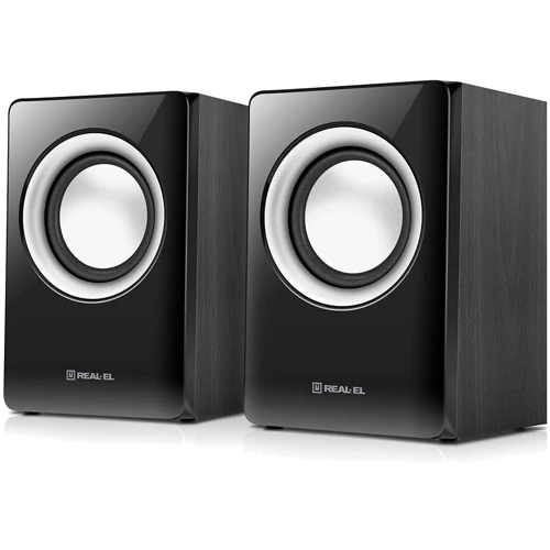 Акустическая система REAL-EL S-215 black: Формат акустики 2.0