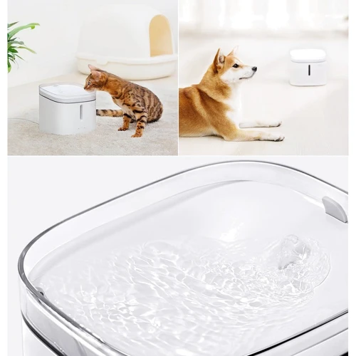 Дозатор води для тварин Xiaomi Kitten & Puppy Water Dispenser (XWWF01MG): Матеріал Пластик