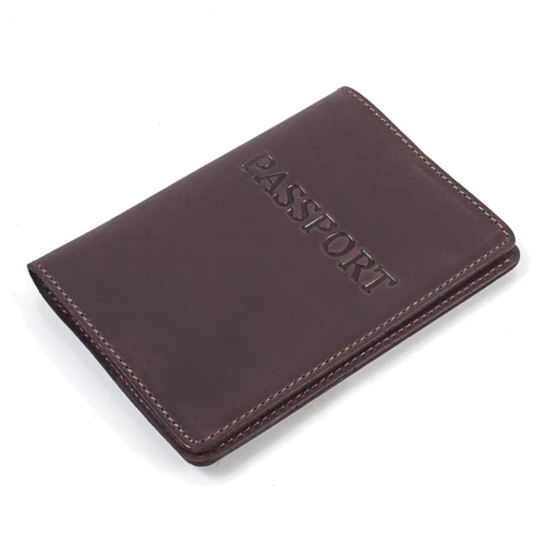 Мужская обложка для документов DNK Leather темно-коричневая (DNK-Pasport-Hcol-F): Страна производитель Украина