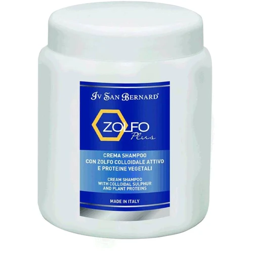 Шампунь Iv San Bernard Mineral Plus Zolfo с коллоидной серой и растительными белками 1 л (0213 NSHAZOL1000)