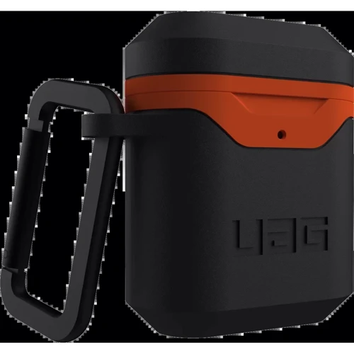 Чехол для наушников Urban Armor Gear UAG Std. Issue Hard 001 (V2) Black/Orange (10242F114097) for Apple AirPods 1/2 фото 5