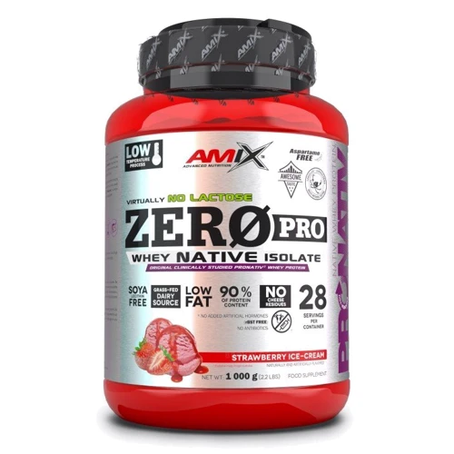 Протеин Amix ZeroPro Protein 1000 g /28 servings/Strawberry Ice-Cream