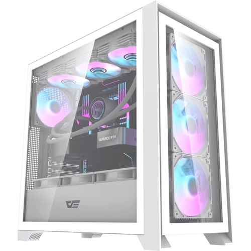 Корпус DarkFlash DRX90 Glass White: Типоразмер Midi-Tower
