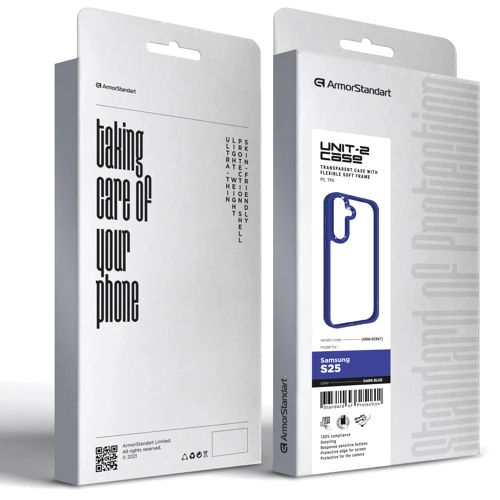 Чохол для телефона ArmorStandart UNIT2 Case Dark Blue для Samsung S931 Galaxy S25 (ARM82867): Сумісність Samsung S931 Galaxy S25