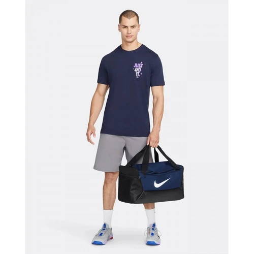 Сумка Nike Nk Brsla M Duff - 9.5 60L синяя Уни 63.5х30.5х30.5 см (DH7710-410): Материал полиэстер