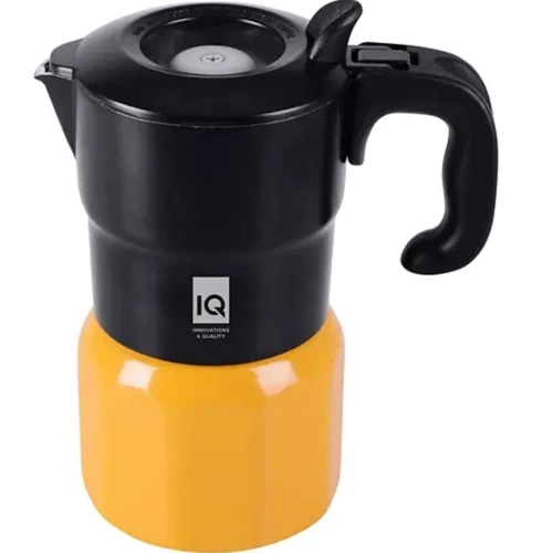 Гейзерная кофеварка IQ Be Active (IQ-12102-6): Цвет желтый