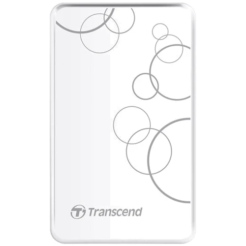 Зовнішній жорсткий диск Transcend StoreJet 25A3 USB 3.0 2TB White (TS2TSJ25A3W)