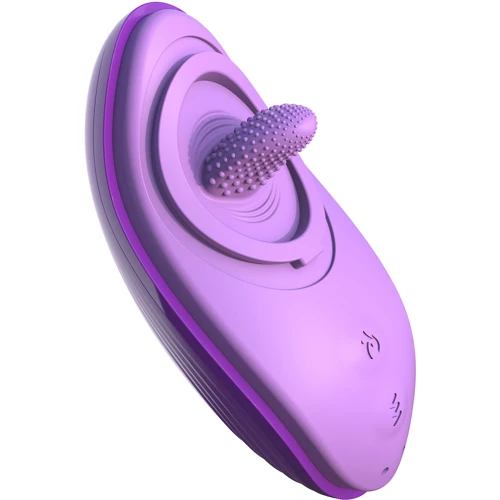 Стимулятор клитора Pipedream Her Silicone Fun Tongue, имитатор оральных ласк