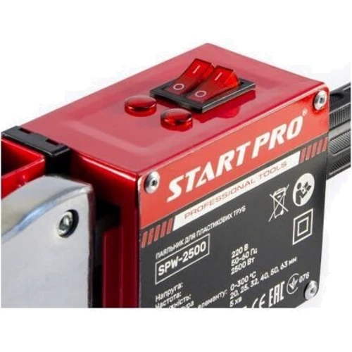Паяльник для труб пластикових START PRO SPW-2500: Потребляемая мощность, Вт 2500