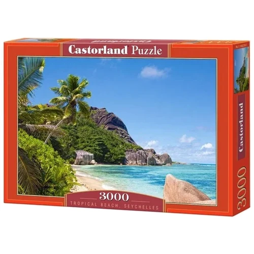 Пазли Castorland Тропічний пляж, Сейшели 3000 елементів (C-300228)