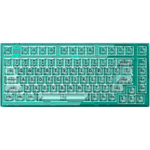 Клавіатура FL Esports Q75 SAM Green Transparent Azure Green Ice SA Kailh clione Limacina Wireless Three-Mode