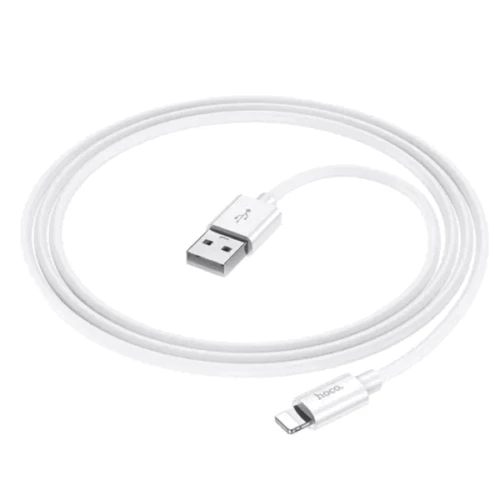Кабель Hoco USB Cable to Lightning X87 2.4A 1m White фото 3