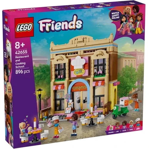 Конструктор LEGO Friends Ресторан и кулинарная школа 896 деталей (42655)