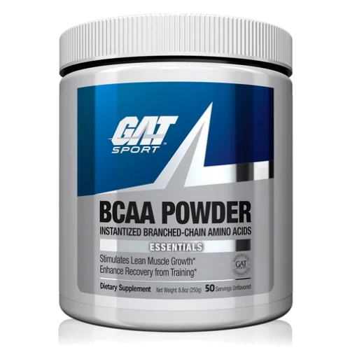 Амінокислота для спорту GAT BCAA Powder Essentials 266.5 g/50 servings/Unflavored