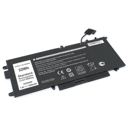Батарея для ноутбука Dell K5XWW Latitude 12 5289 7.6V Black 7270mAh OEM (980889)