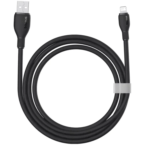 Кабель Baseus USB Cable to Lightning Pudding Series Fast Charging 2.4A 1.2m Black (P10355700111-00) фото 4