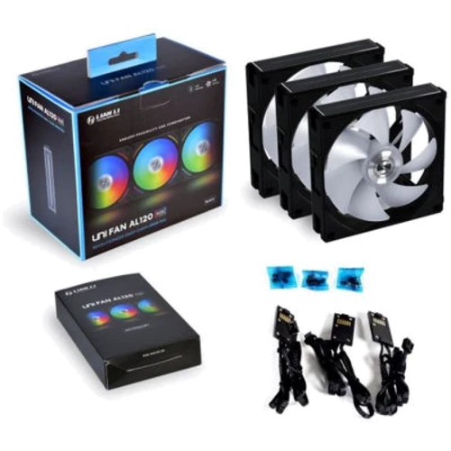 Кулер Lian Li Uni Fan AL120 3-Pack Black (G99.12AL3B.00): Тип подшипника гидродинамический