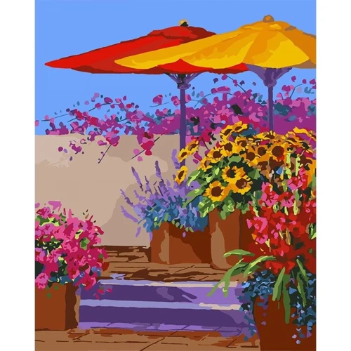 Картина по номерам SANTI Яркое лето 40x50 см (954485)