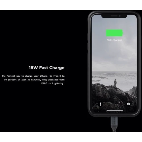 Кабель Nomad Cable USB-C to Lightning 1.5m Black (NM01912B00) фото 5