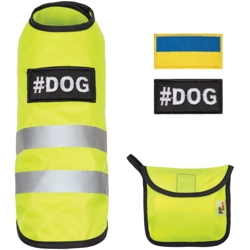 Жилет для собак Pet Fashion Yellow Vest M желтый (4823082417193): Длина спины 33-36 см
