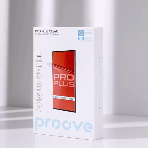 Захисна плівка для iPhone Proove Hydrogel Screen Protection PRO PLUS Clear: Тип аксесуара гидрогелевая пленка