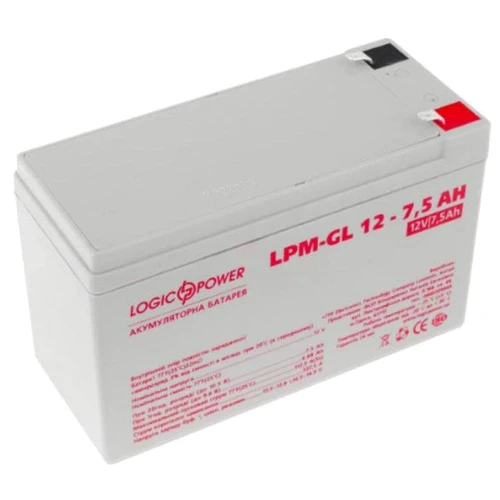 LogicPower LPM-GL 12В 7.5Ач (6562): Тип Аккумулятор