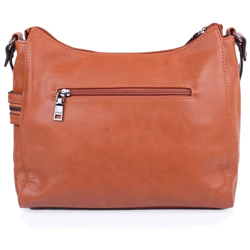 Женская сумка через плечо Amelie Galanti коричневая (A976191-brown): Стиль Повседневный (Casual)
