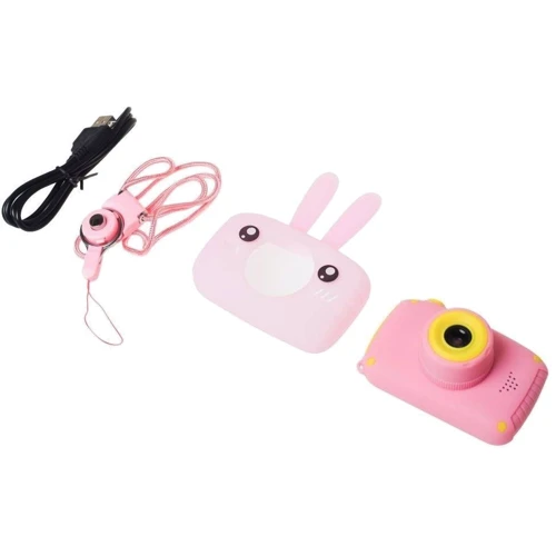 Цифровий дитячий фотоапарат Baby Photo Camera Rabbit pink