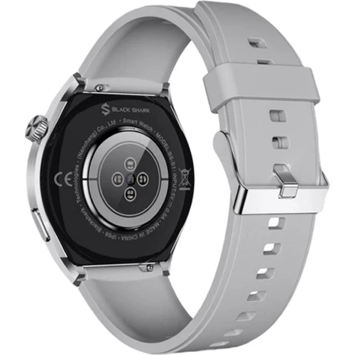 Смарт-часы Black Shark S1 Silver (UA): Особенности Функция звонка, Встроенный микрофон, Возможность ответа на сообщения, Водонепроницаемые, Металлический корпус