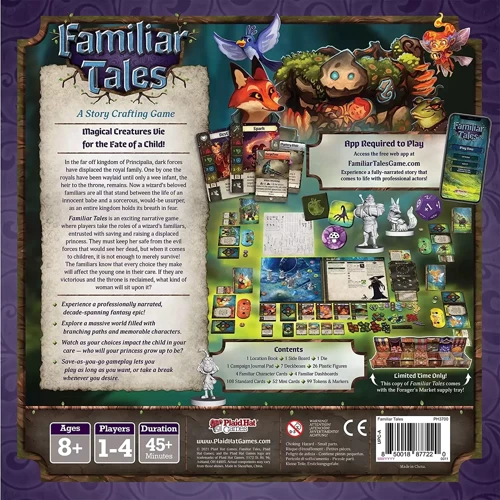 Настільна гра Plaid Hat Games Familiar Tales EN Англійською мовою: Вид приключенческие