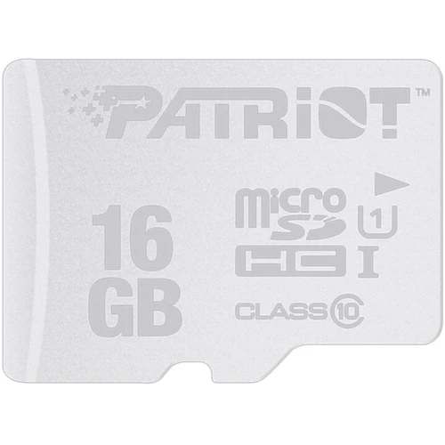 Карта памяти Patriot 16GB microSDHC Class 10 UHS-I U1 (PSF16GMDC10)