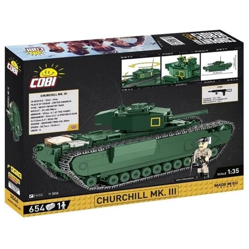 Конструктор Cobi Company of Heroes 3 Танк Mk III Черчилль, 654 детали