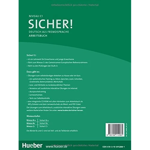 Sicher! C1: Arbeitsbuch mit CD-ROM: Производитель Hueber