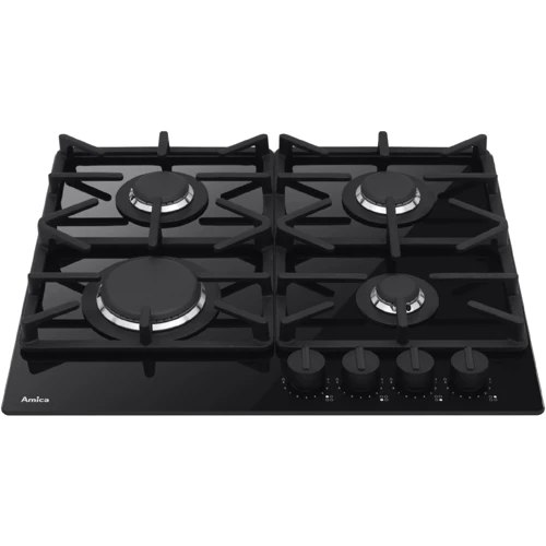 Варочная поверхность Amica PGCA6102APFB: Рабочая поверхность стекло (закаленное)