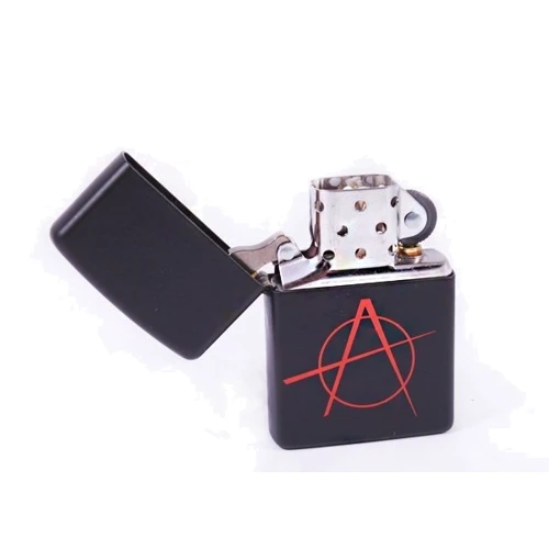 Зажигалка Zippo 218 Black Matte Anarchy (20842) фото 4