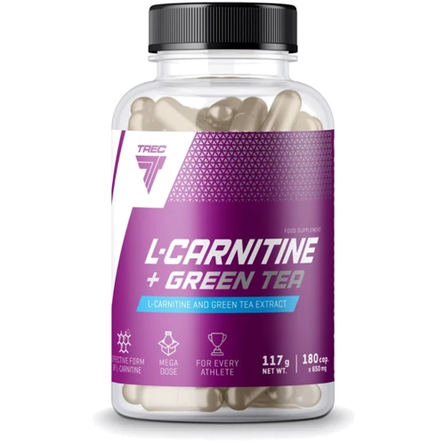 Жиросжигатель Trec L-Carnitine + Green Tea 180 capsules/45 servings/Unflavored