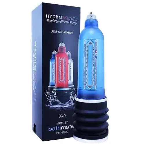 Гидропомпа Bathmate Hydromax 9 Blue, для члена длиной от 18 до 23 см, диаметр до 5,5 см