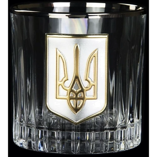 Набор для виски Boss Crystal Тризуб 6 бокалов платина серебро золото хрусталь (BCR6TPL): Производитель BOSS CRYSTAL