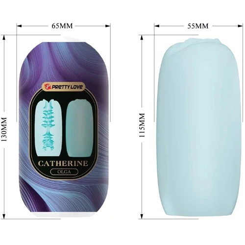 Мастурбатор яйцо LYBAILE Pretty Love Catherine Olga Blue (BI-014932-4-1)